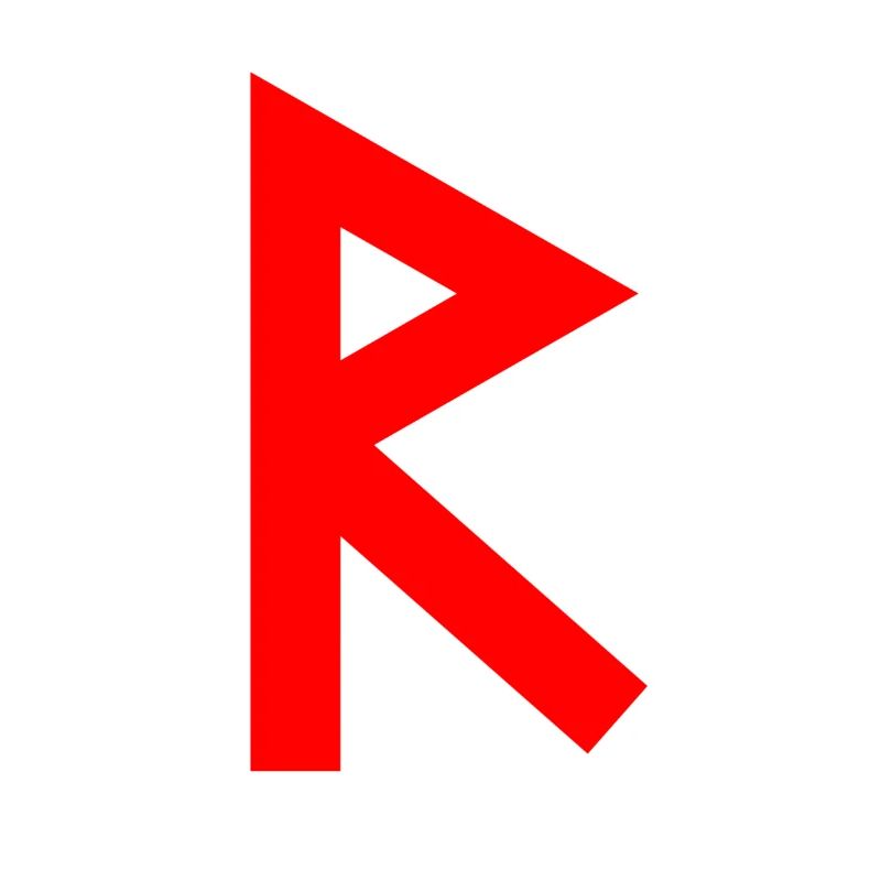 Raido Rune des Vikings