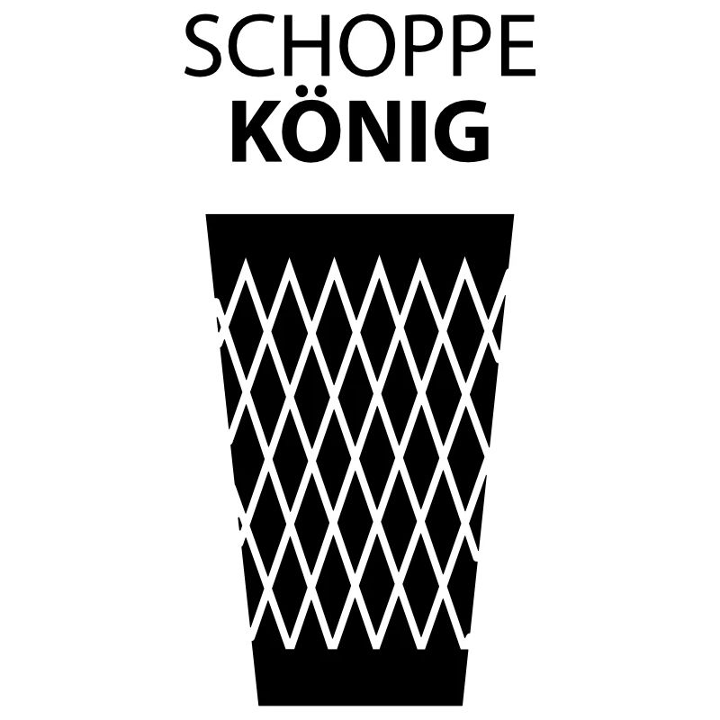 Schoppe König - Geripptes Schoppe Glas