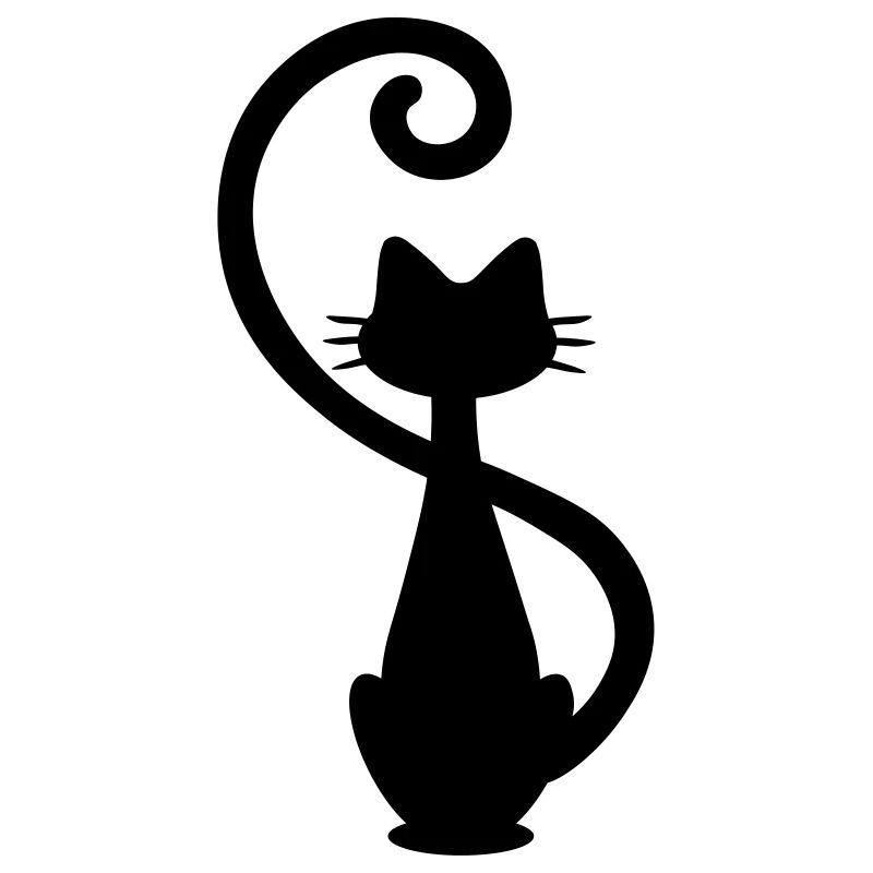 Katze - Chat - Cat - Silhouette
