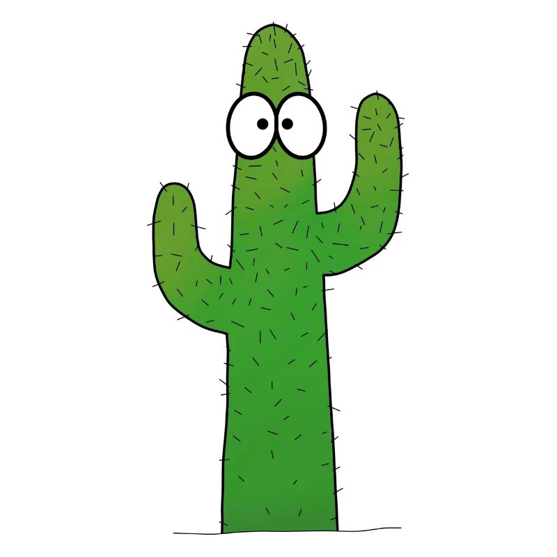 Cactus with Face