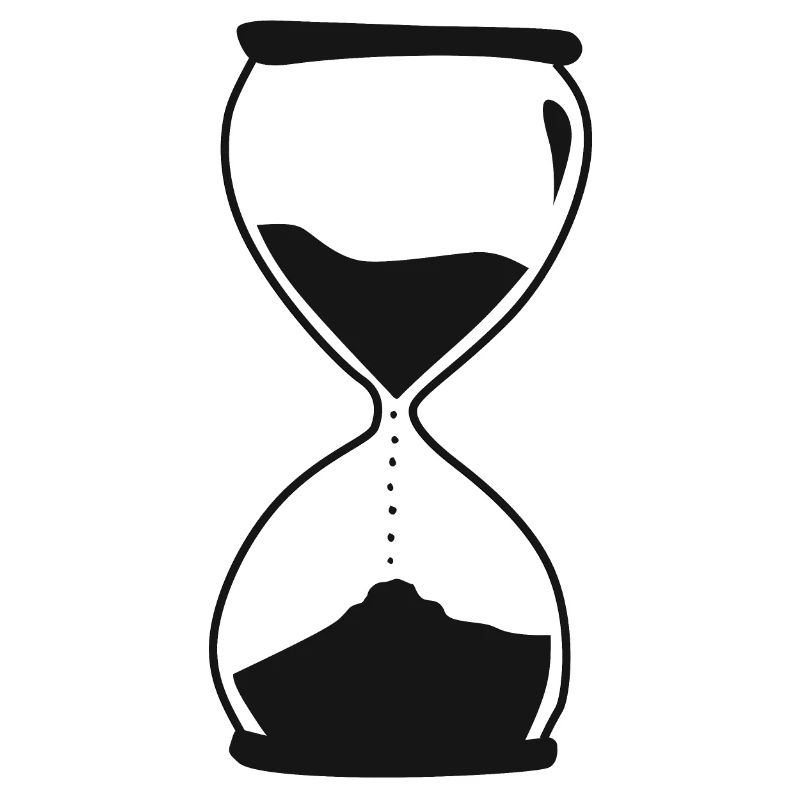 sablier temps ecoule passe
