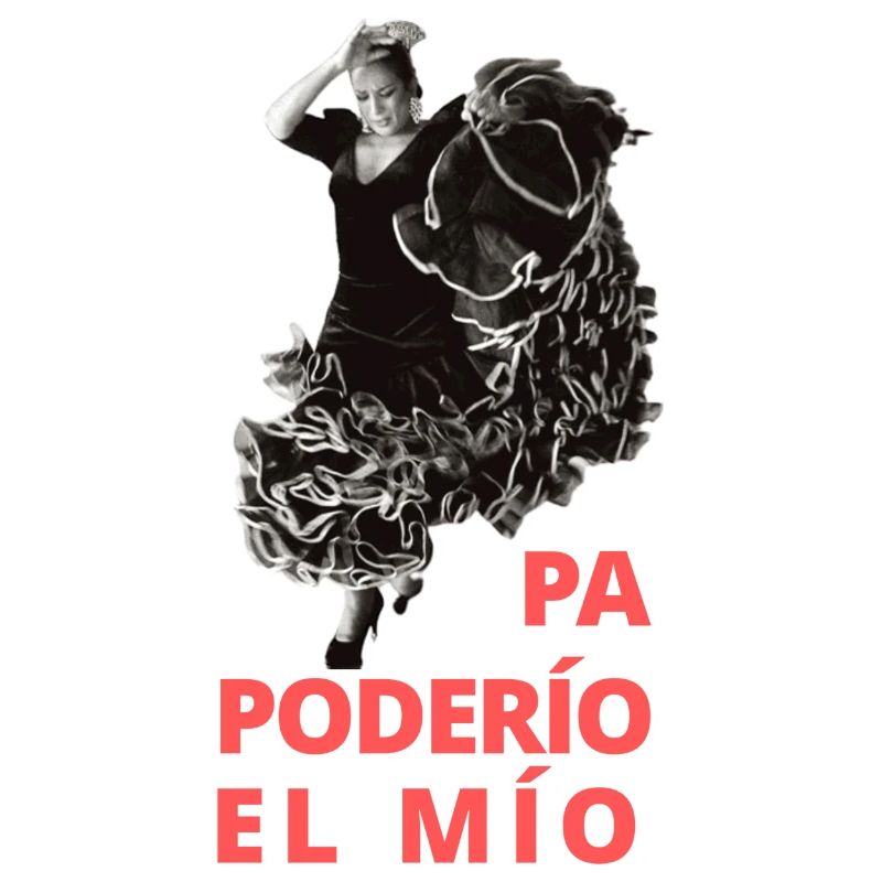 Lola Flores _ Pa poderio, el mio - rouge - noir