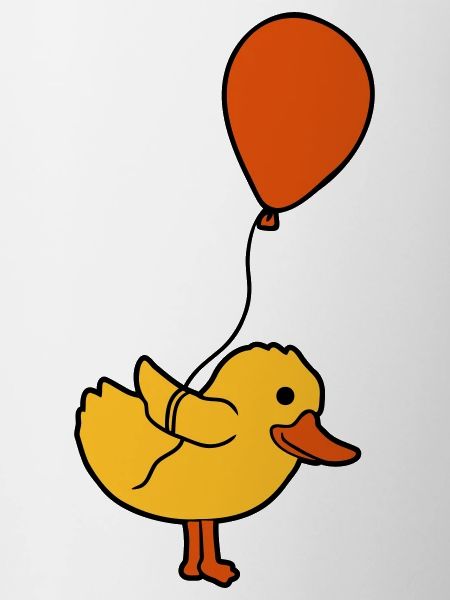 Balloon Little Chick Comic