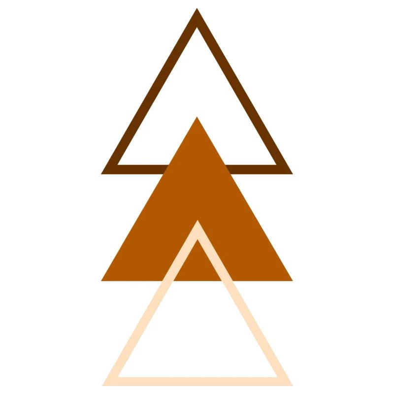 brown triangles