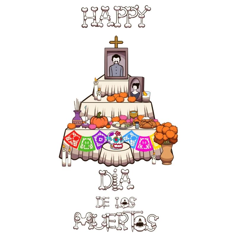 Dia De Los Muertos Altar