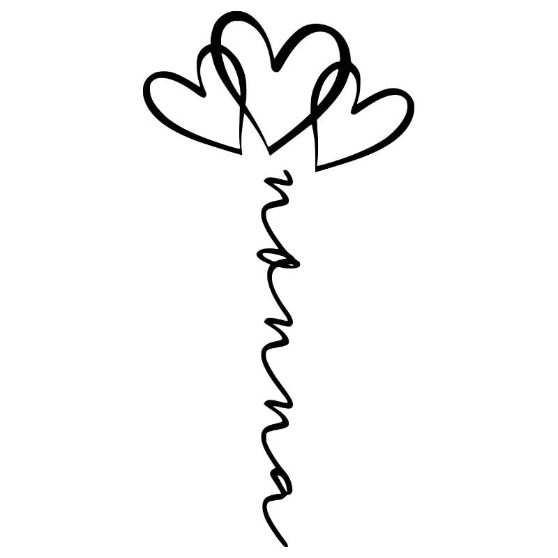 Nonna Scripture Heart Flower