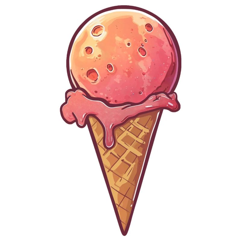 Planète de glace Mars