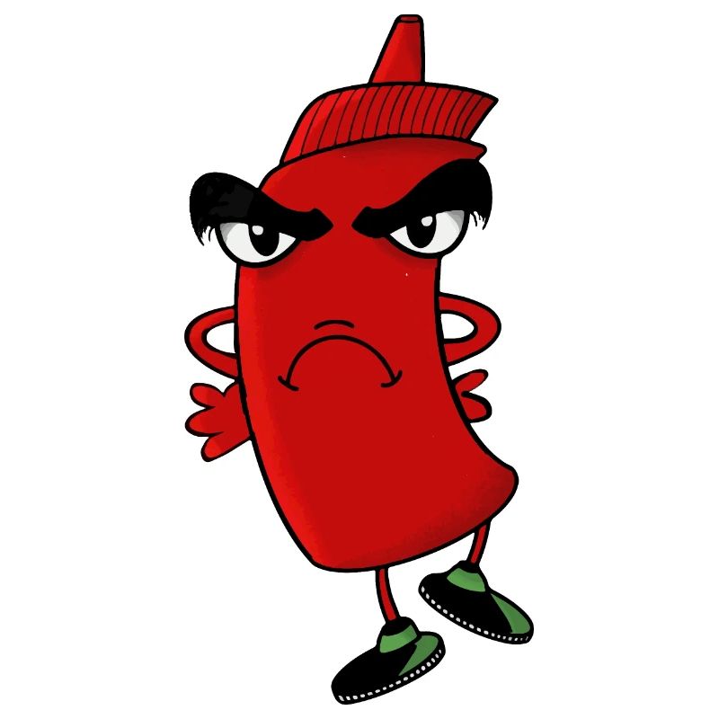 Mr. Ketchup verärgert