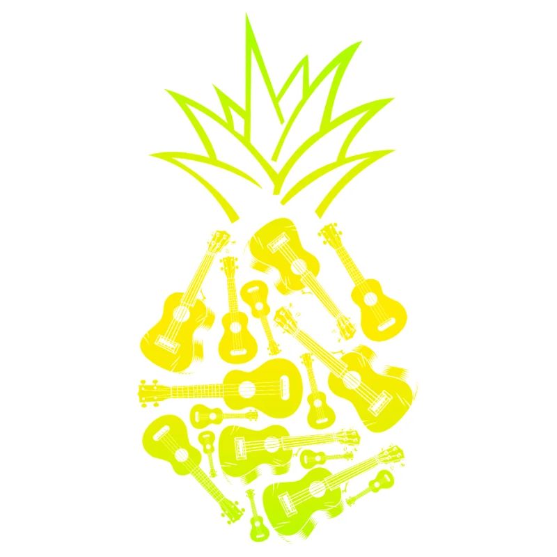 Hawaiian Ukulele Uke Pineapple