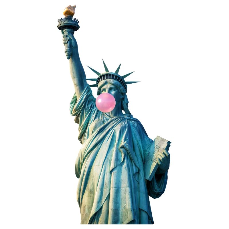 Freiheitsstatue Kaut Bubblegum
