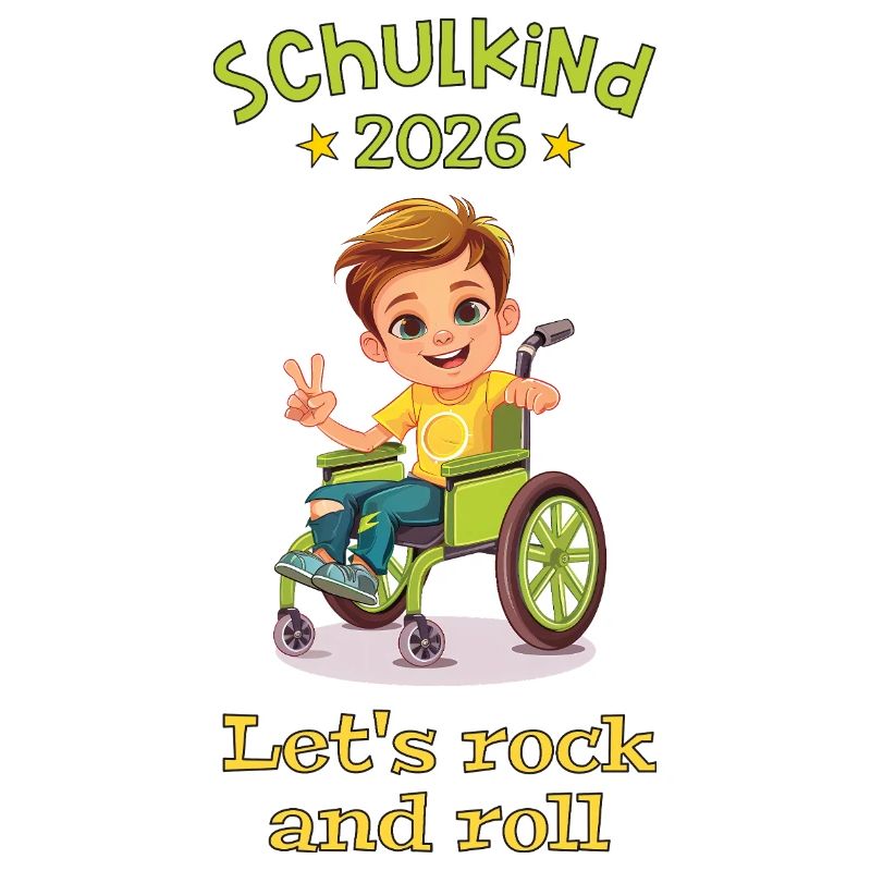 Schulanfang - Einschulung - Junge - Rollstuhl