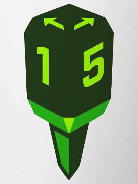 Golf Tee Abschlag Logo