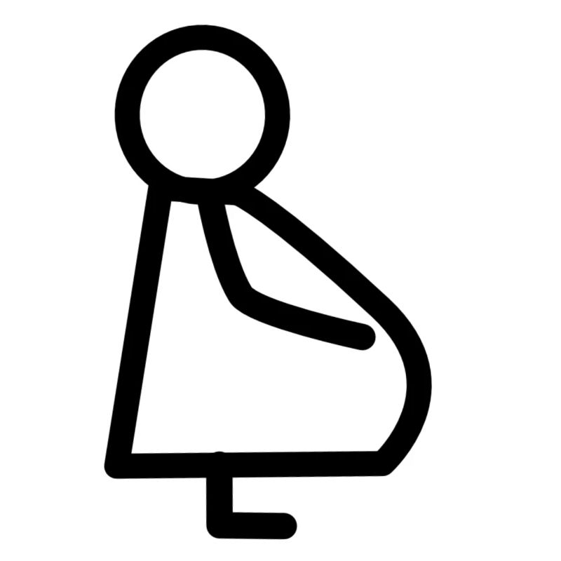 Enceinte, ventre de bébé