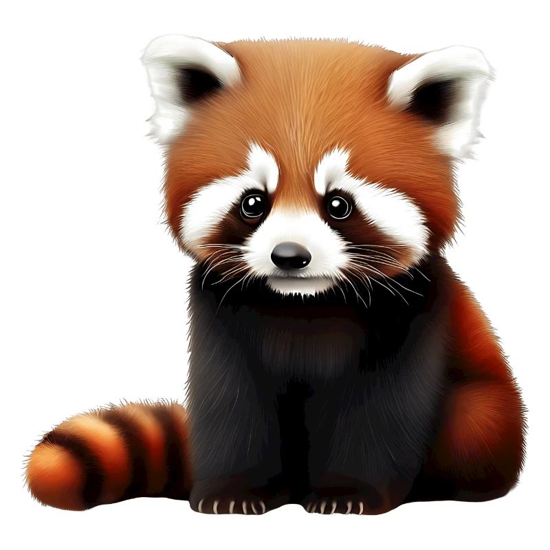 Drôle de panda roux