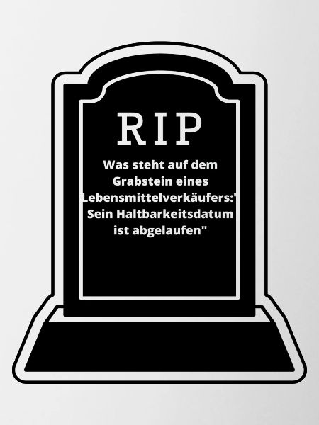 Was steht auf dem Grabstein
