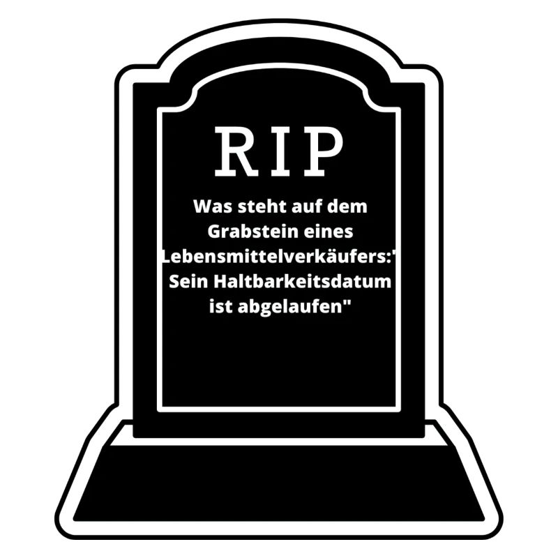 Was steht auf dem Grabstein
