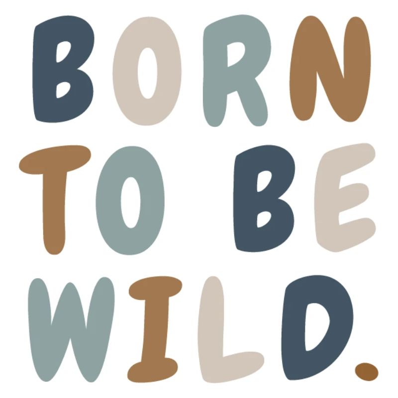 Sweat minimaliste mignon Born Wild Boho
