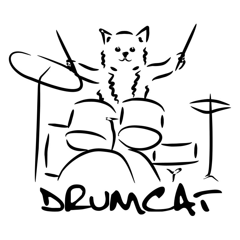 Drum Drum Drumcat Cat Cat Shirt Gift