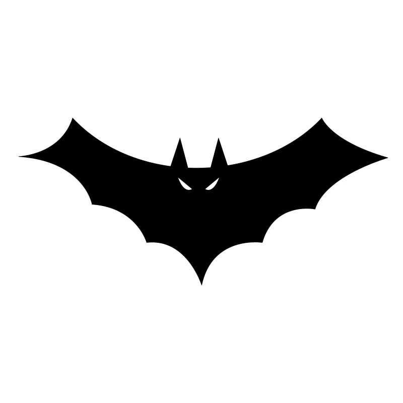 Logo chauve-souris d'Halloween