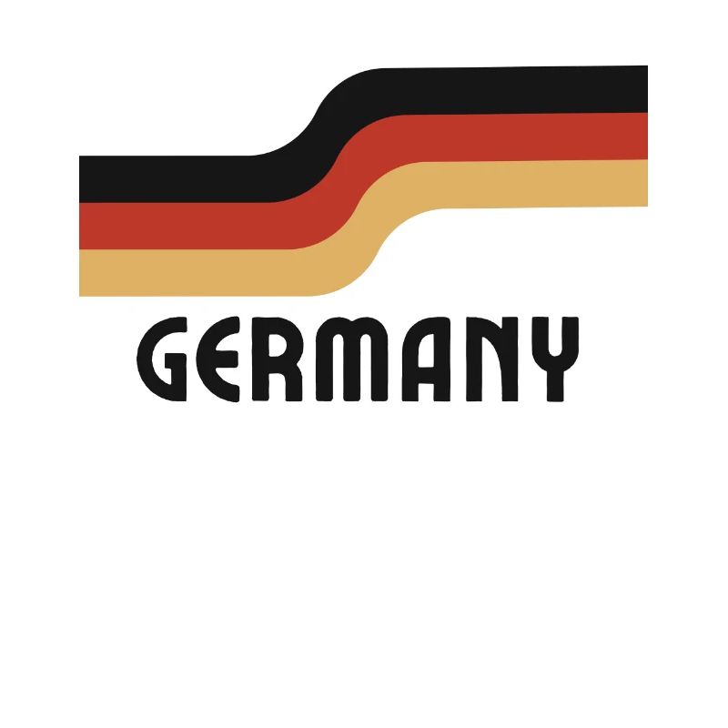Drapeau rétro Jersey Allemagne