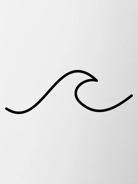 Minimalistic Wave Black