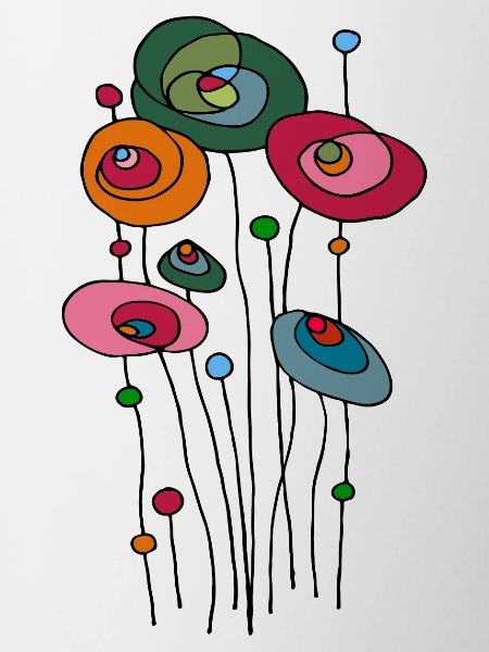 Bunte Blumen