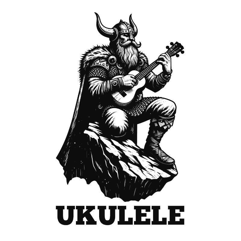 Ukulele Wikinger Musik Geschenk