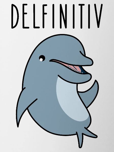 Lustiger Delfin