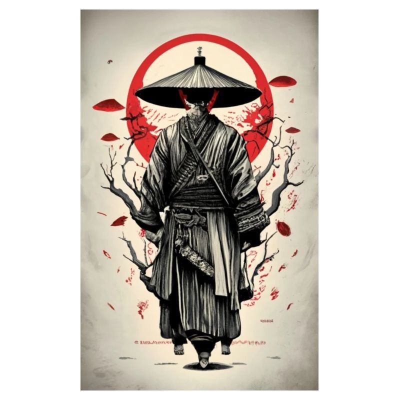 Affiche japonais médiéval