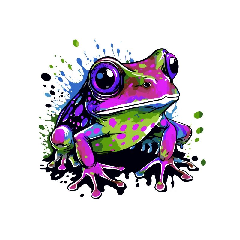 Frosch Bunt