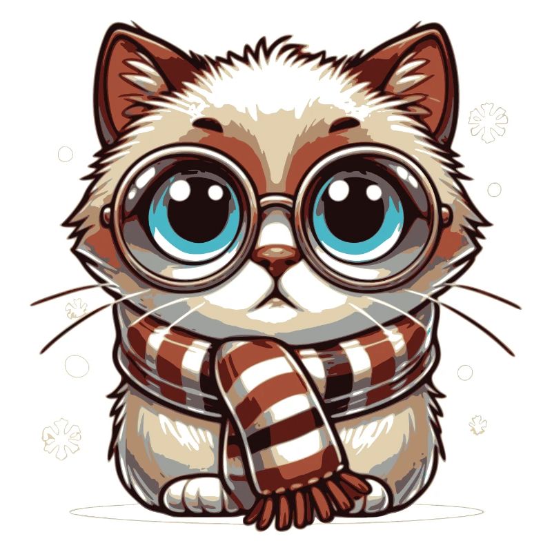 Winter Katze