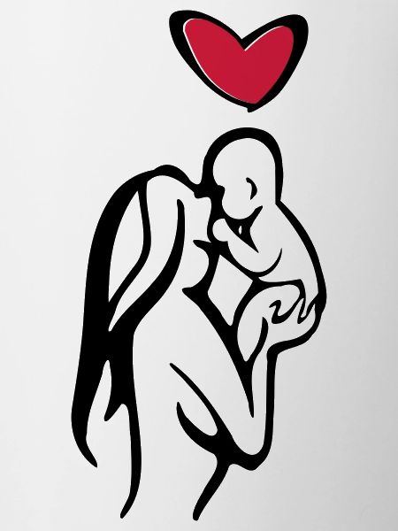 mère amour bébé