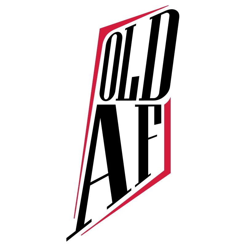 old AF Text Logo