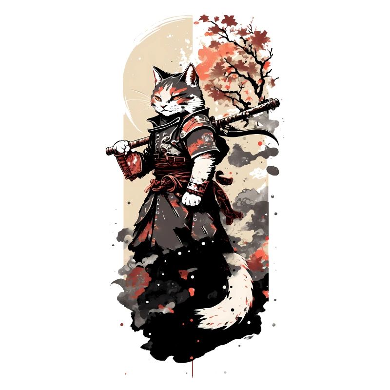 Samurai Cat: Maître du combat à l’épée