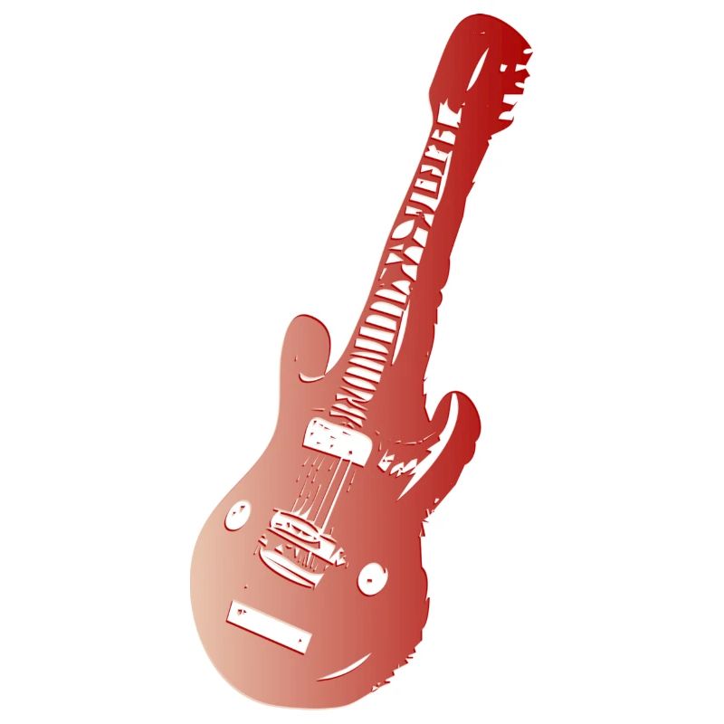 Rote E-Gitarre