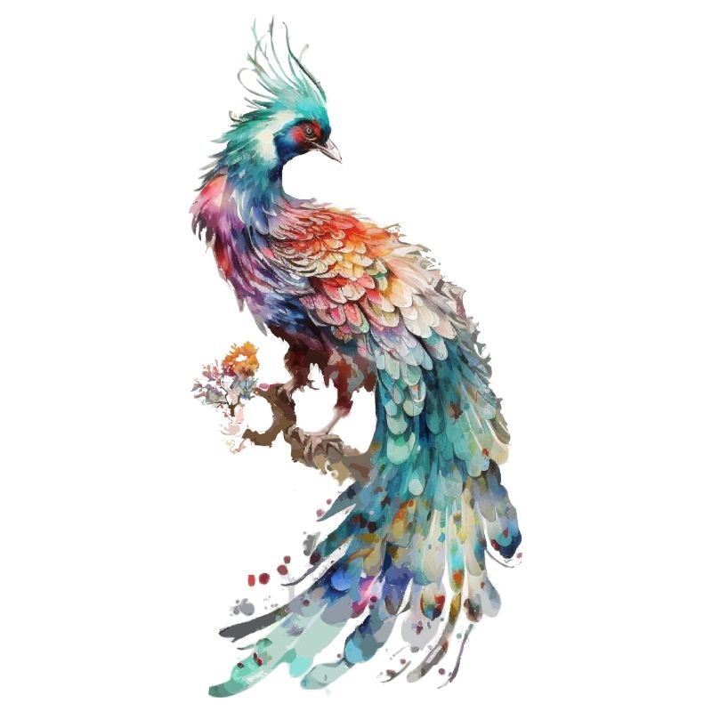 Aquarelle Oiseau