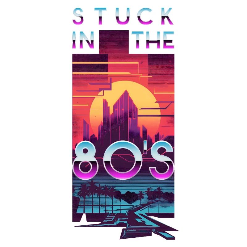 Retro Synthwave Sunset