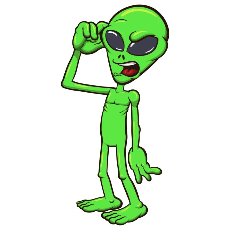 Alien confus