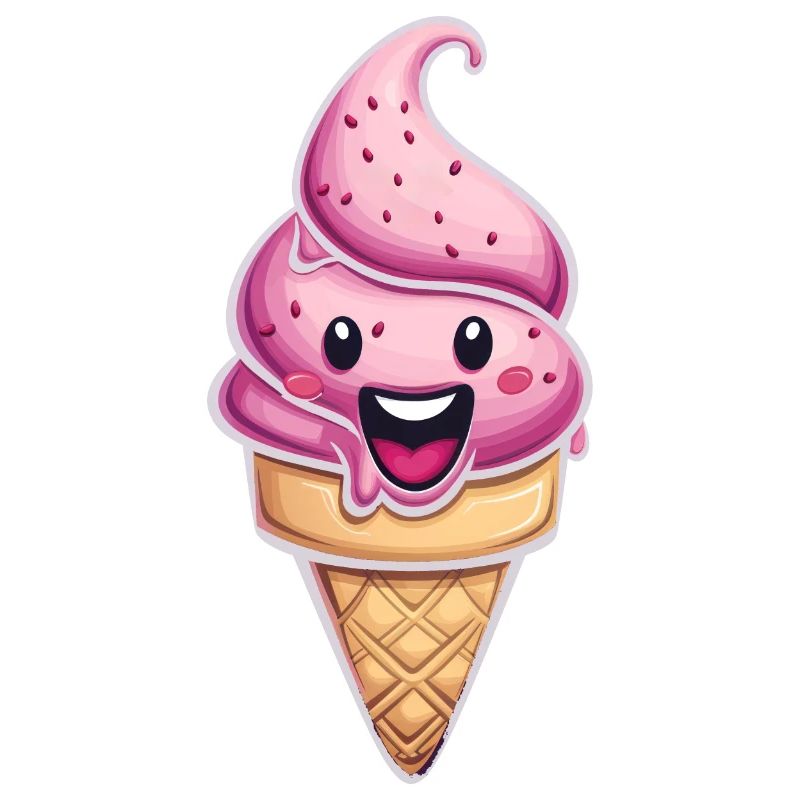 Smiling Ice Cream Creation