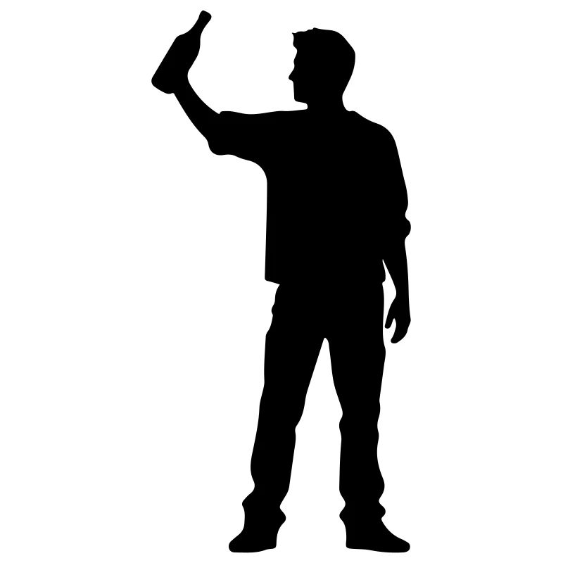 Silhouette de boisson