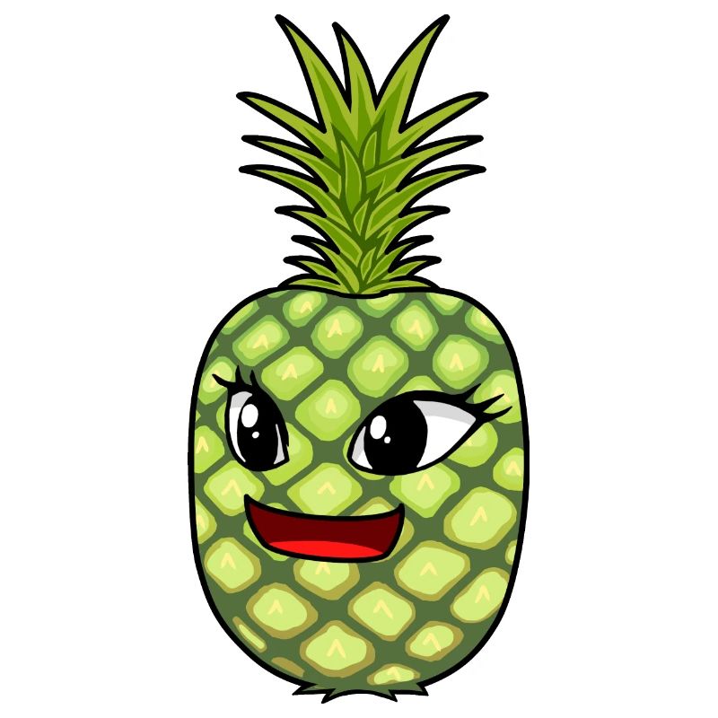 Fruit Foxes Fruit Summer Pineapple