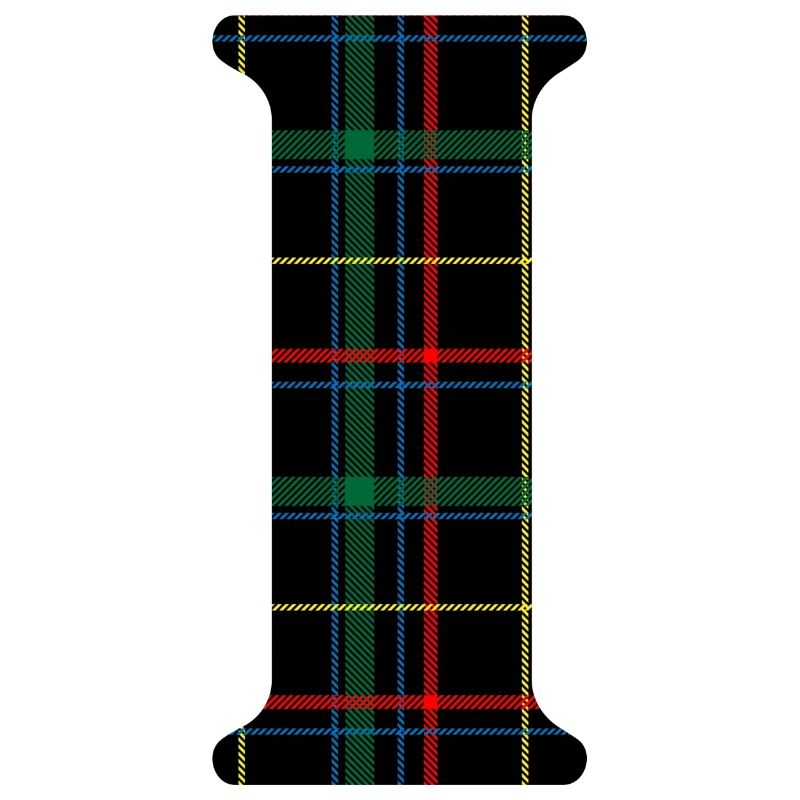 Monogramme i tartan écossais