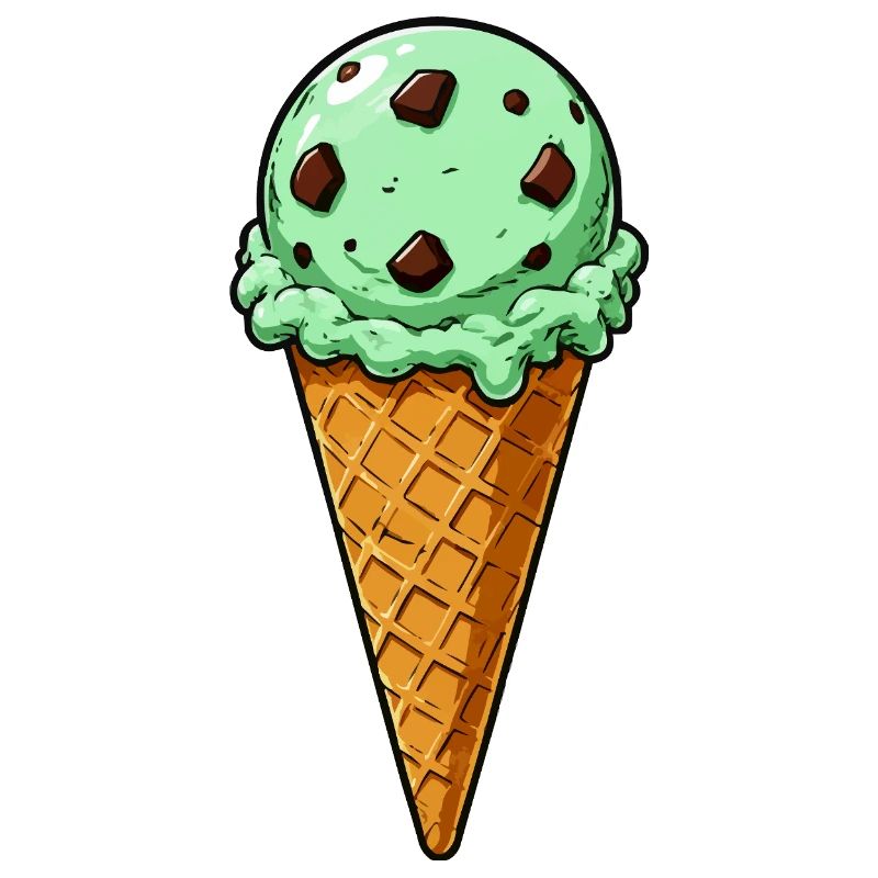 Minz Schoko Eis Kugel