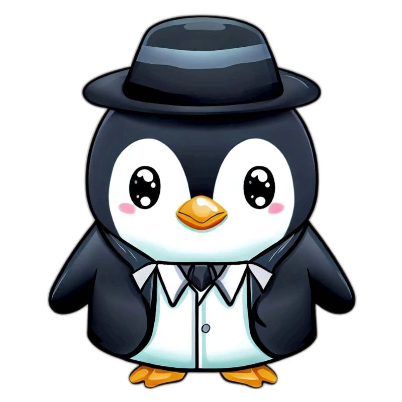 Süßer Pinguin Agent