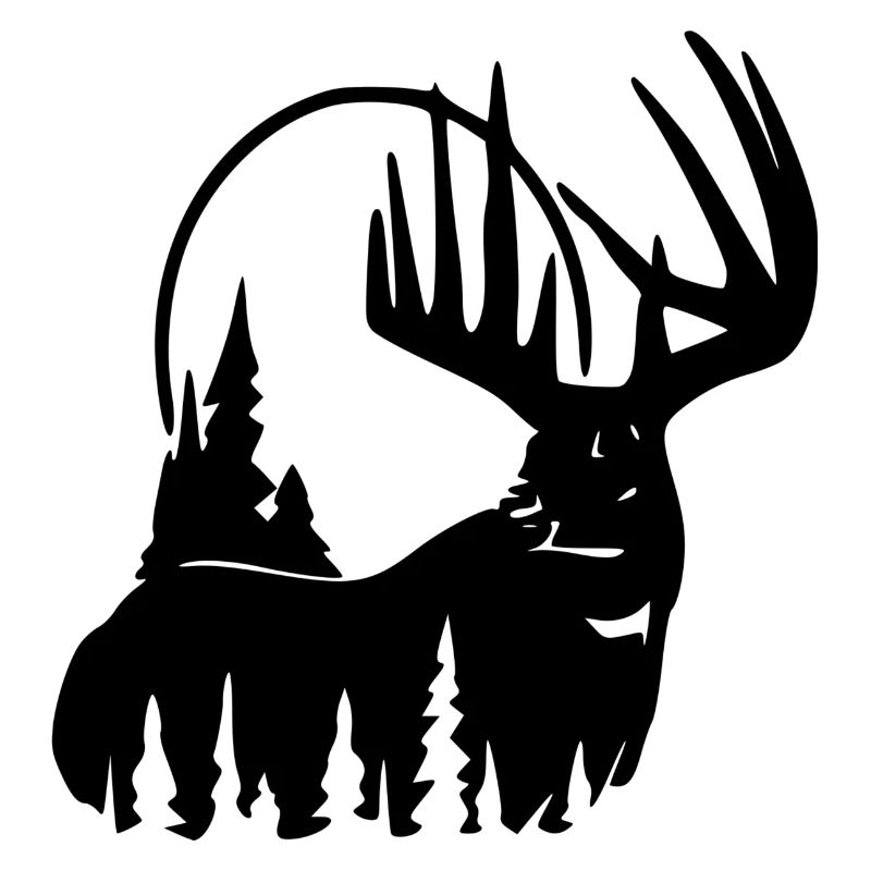 Hirsch in Wald