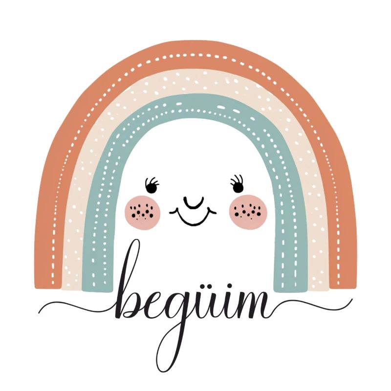 Begüm! Rainbow, customizable