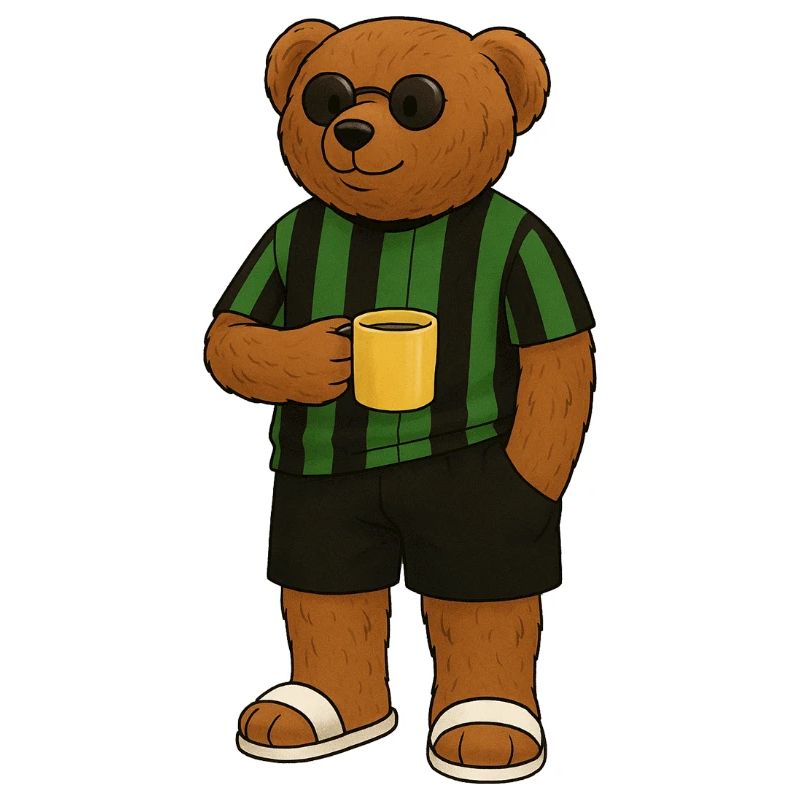 Ours vert-noir