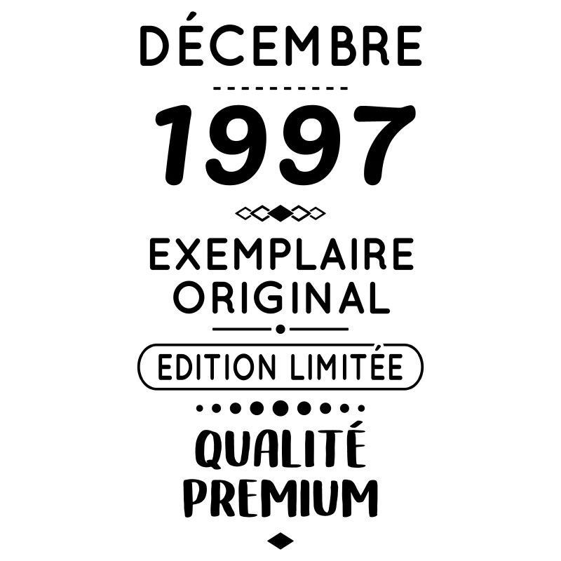 Anniversaire 25 ans - Décembre 1997 Original