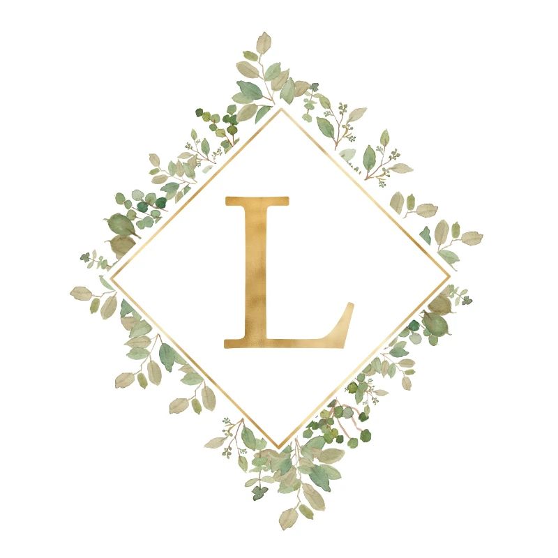L monogramme Couronne d’Eucalyptus