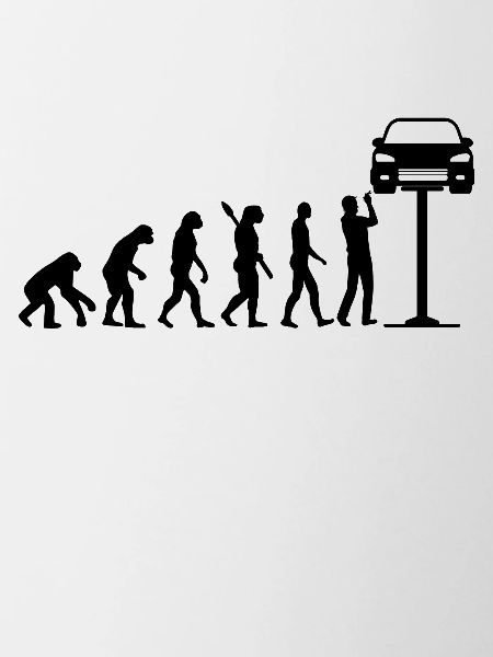 Mechanic Evolution Car Screwdriver Gift